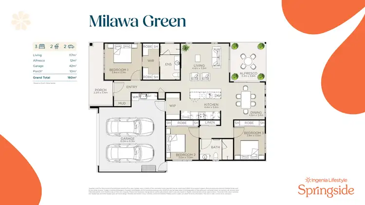 Floorplan of Homely house listing, Milawa/49 Lithgow Street, Beveridge VIC 3753