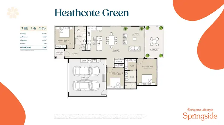Floorplan of Homely house listing, Heathcote/49 Lithgow Street, Beveridge VIC 3753