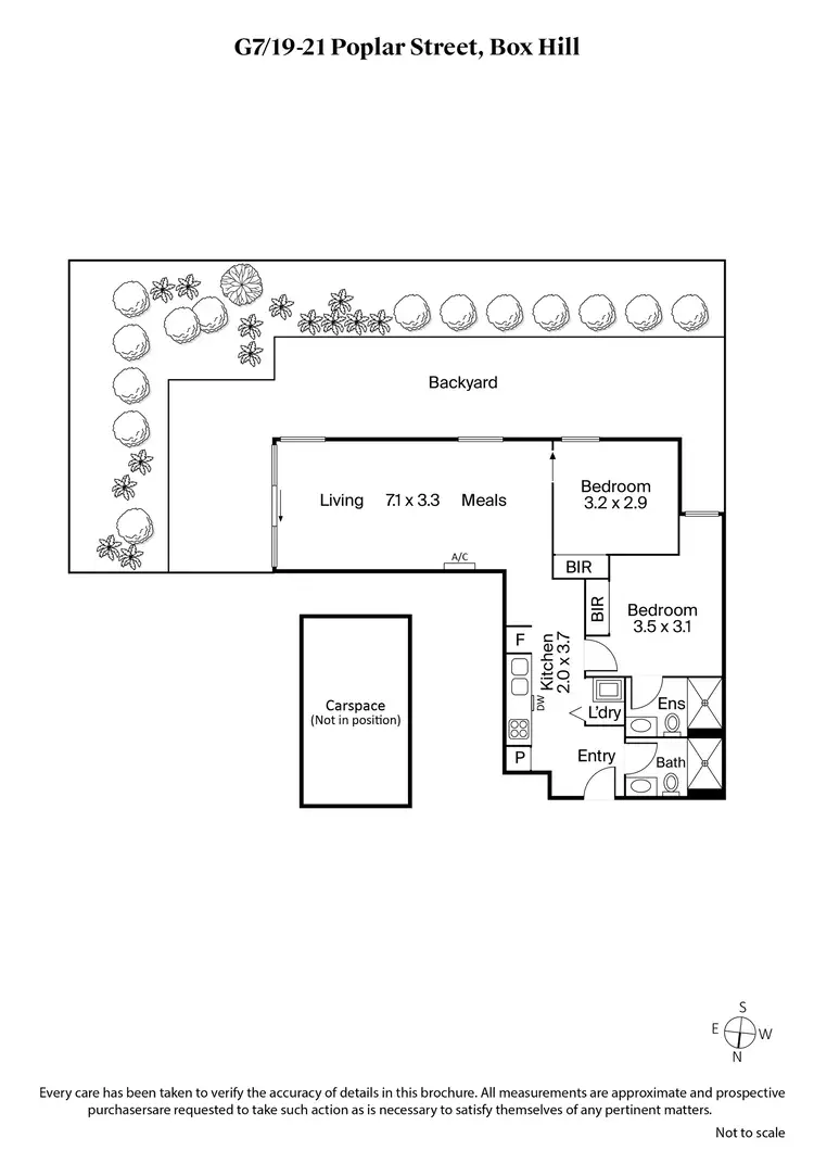Floorplan of Homely apartment listing, G07/19 Poplar Street, Box Hill VIC 3128