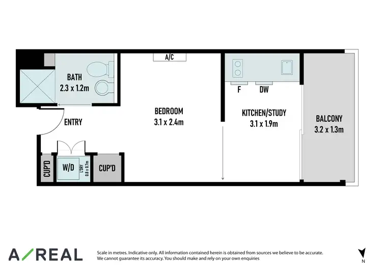Floorplan of Homely apartment listing, 101/253 Franklin Street, Melbourne VIC 3000