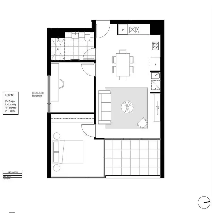 Floorplan of Homely apartment listing, 112/349 Northbourne Avenue, Lyneham ACT 2602