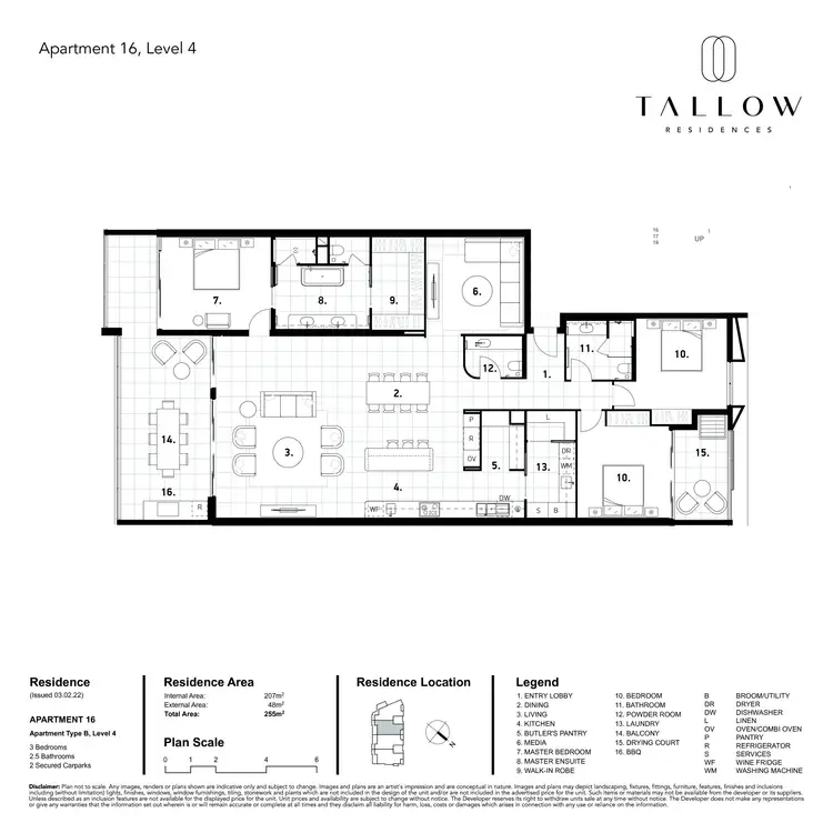 Floorplan of Homely unit listing, 16/16 Serenity Close, Noosa Heads QLD 4567
