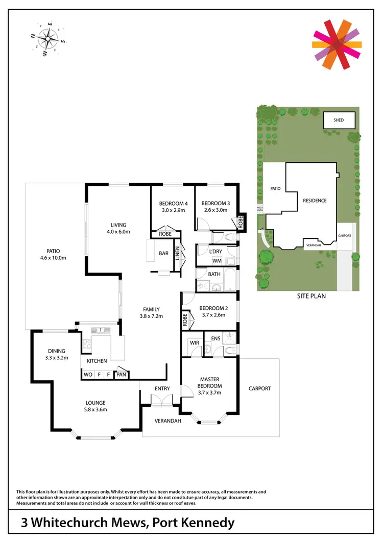 Floorplan of Homely house listing, 3 Whitechurch Mews, Port Kennedy WA 6172