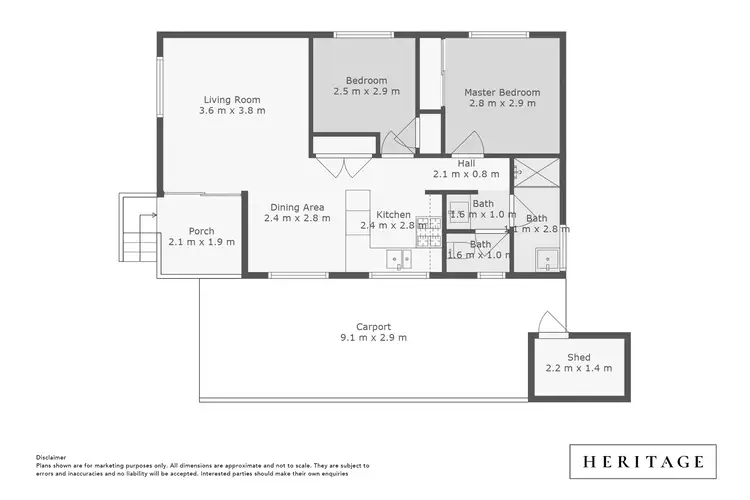 Floorplan of Homely unit listing, 80/150 Tall Timbers Road, Doyalson NSW 2262