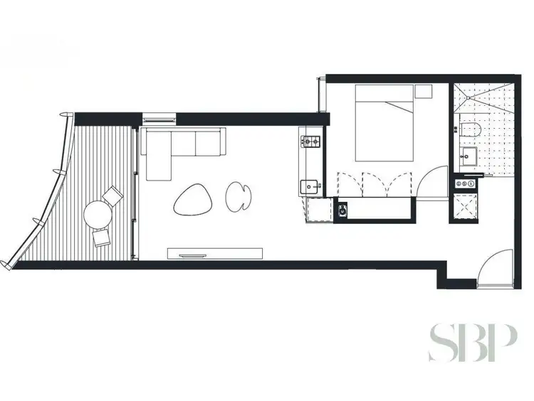 Floorplan of Homely unit listing, 820/18 Park Lane, Chippendale NSW 2008