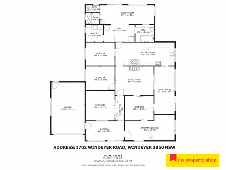 Floorplan of Homely house listing, 1702 Windeyer Road, Mudgee NSW 2850