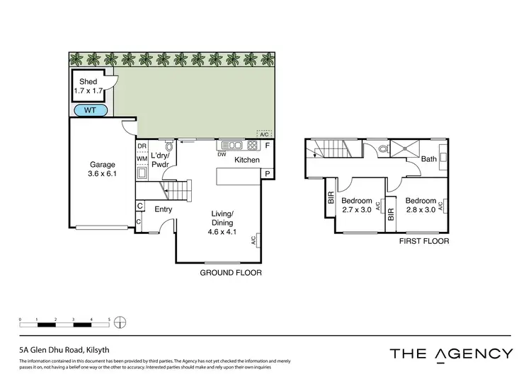 Floorplan of Homely townhouse listing, 5A Glen Dhu Road, Kilsyth VIC 3137