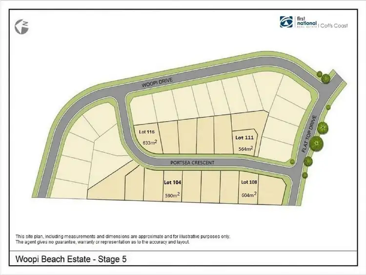 Floorplan of Homely land listing, LOT 104 Portsea Crescent, Woolgoolga NSW 2456