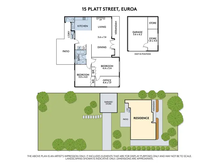 Floorplan of Homely house listing, 15 Platt Street, Euroa VIC 3666