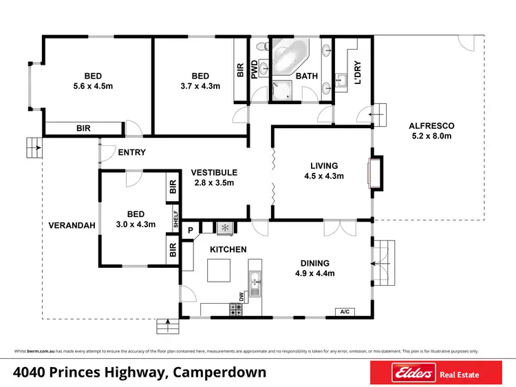 Floorplan of Homely house listing, 4040 Princes Highway, Camperdown VIC 3260