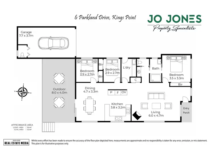 Floorplan of Homely house listing, 6 Parkland Drive, Kings Point NSW 2539