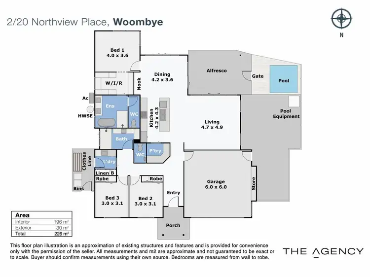 Floorplan of Homely house listing, 2/20 Northview Place, Woombye QLD 4559