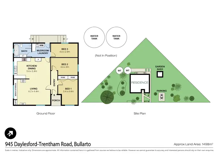 Floorplan of Homely house listing, 945 Daylesford-Trentham Road, Bullarto VIC 3461