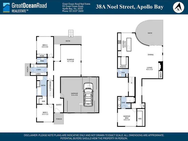 Floorplan of Homely house listing, 38A Noel Street, Apollo Bay VIC 3233