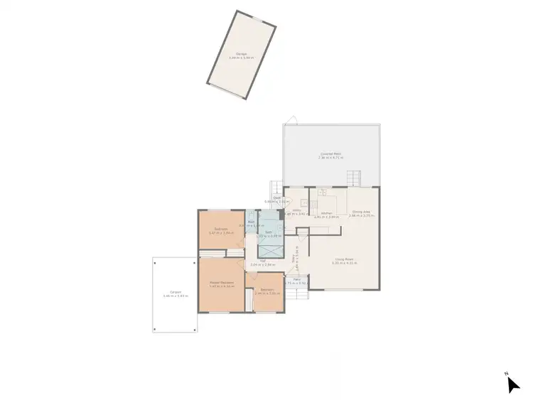 Floorplan of Homely house listing, 9 Mellish Crescent, Emerald QLD 4720