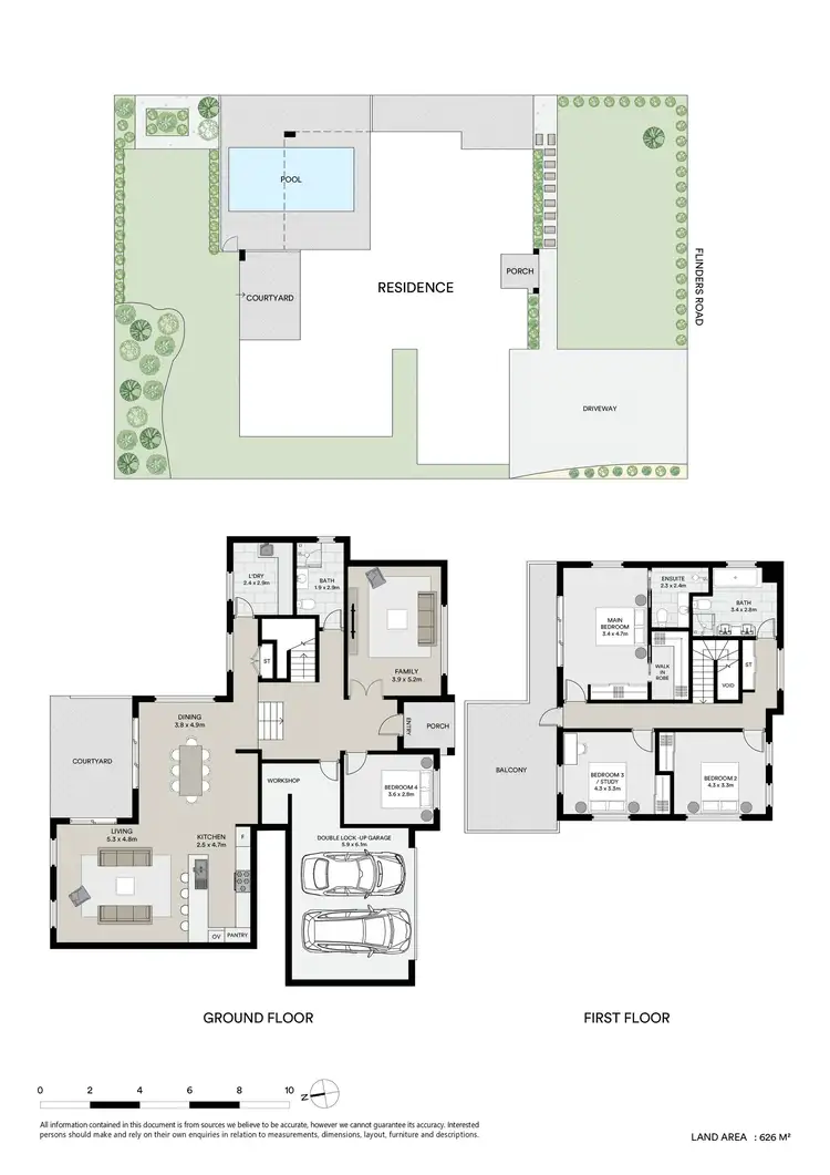Floorplan of Homely house listing, 77 Flinders Road, Woolooware NSW 2230