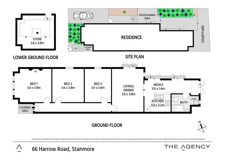 Floorplan of Homely house listing, 66 Harrow Road, Stanmore NSW 2048