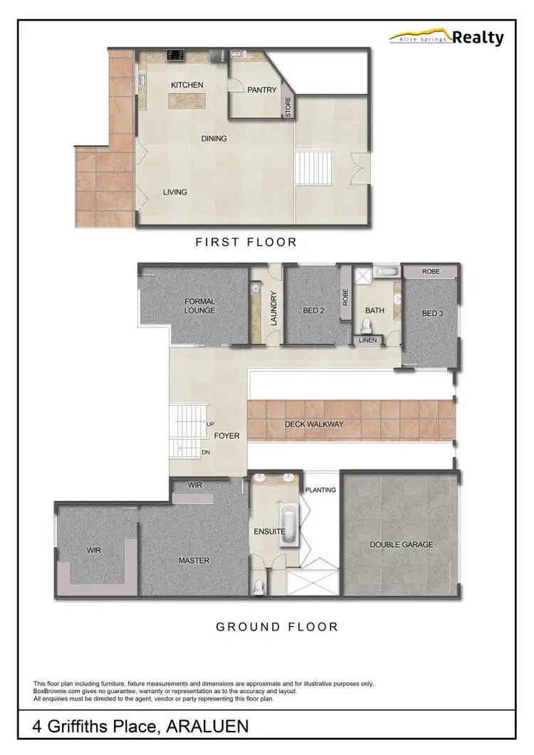 Floorplan of Homely house listing, 4 Griffiths Place, Araluen NT 870