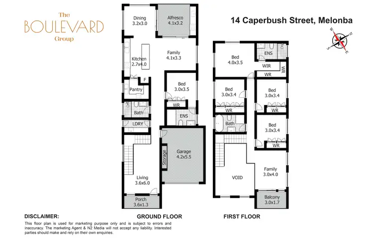 Floorplan of Homely house listing, 14 Caperbush Street, Marsden Park NSW 2765
