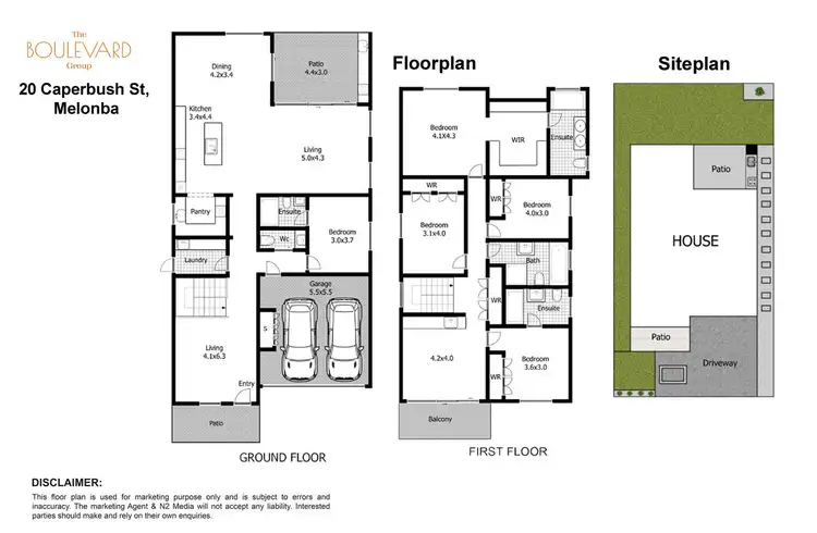 Floorplan of Homely house listing, 20 Caperbush Street, Marsden Park NSW 2765