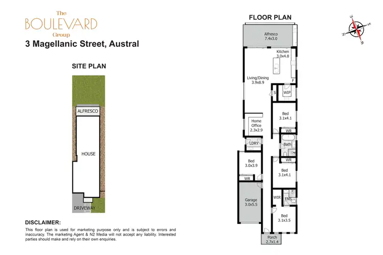 Floorplan of Homely house listing, 3 Magellanic Street, Austral NSW 2179