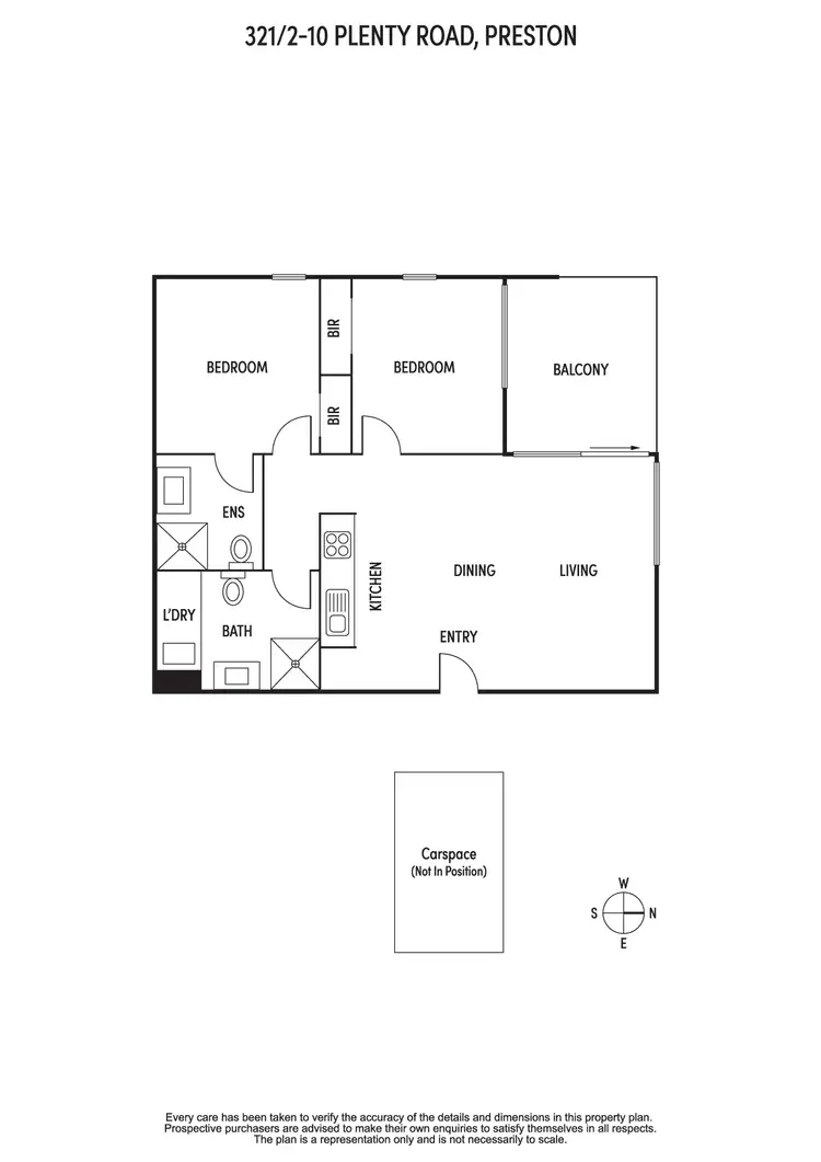 Floorplan of Homely apartment listing, 321/2-10 Plenty Road, Preston VIC 3072