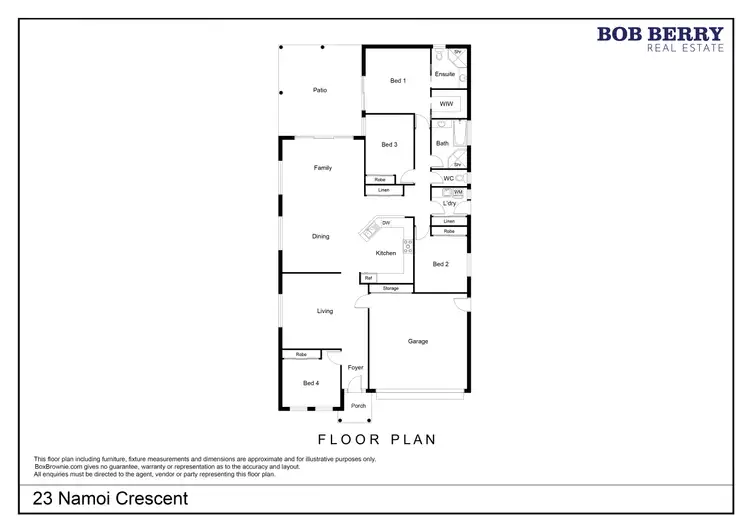 Floorplan of Homely house listing, 23 Namoi Crescent, Dubbo NSW 2830