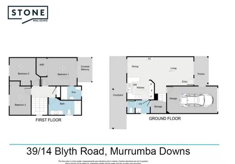 Floorplan of Homely townhouse listing, 39/14 Blyth Road, Murrumba Downs QLD 4503