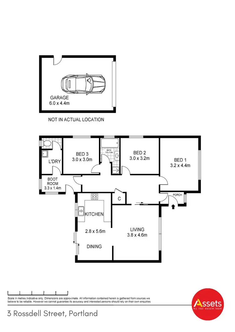 Floorplan of Homely house listing, 3 Rossdell Street, Portland VIC 3305
