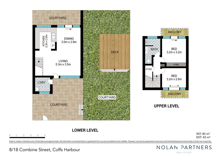 Floorplan of Homely townhouse listing, 8/18 Combine Street, Coffs Harbour NSW 2450