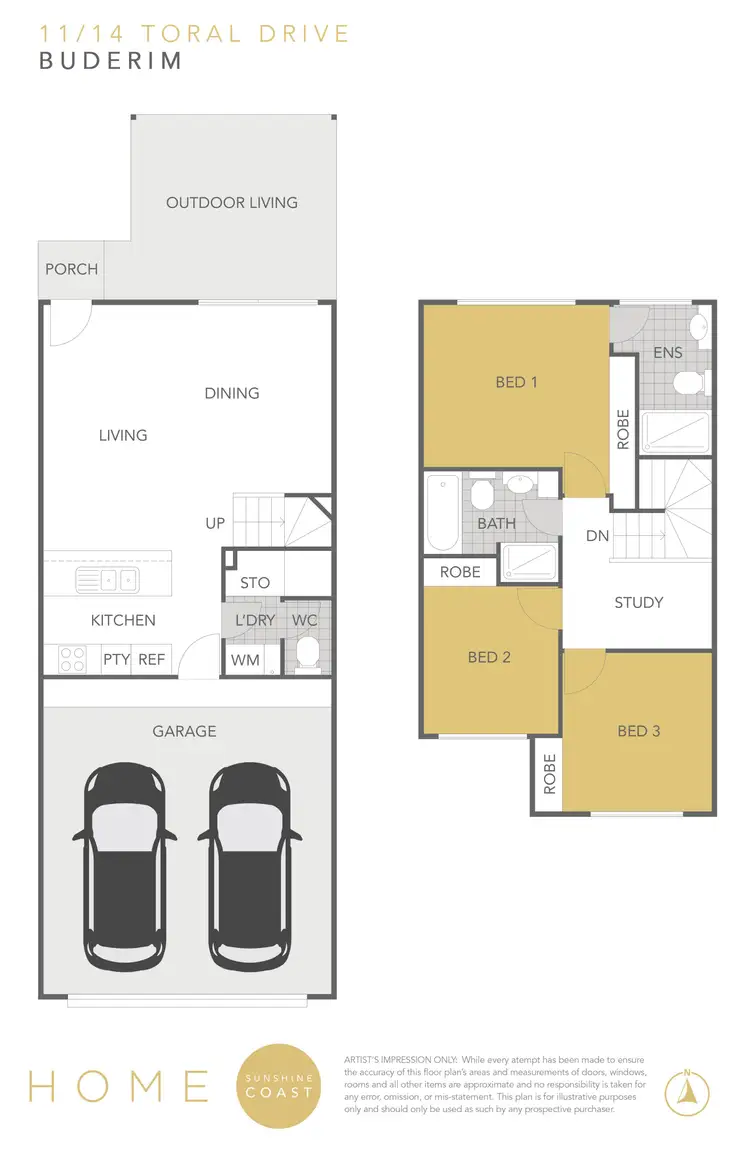 Floorplan of Homely apartment listing, 11/14 Toral Drive, Buderim QLD 4556