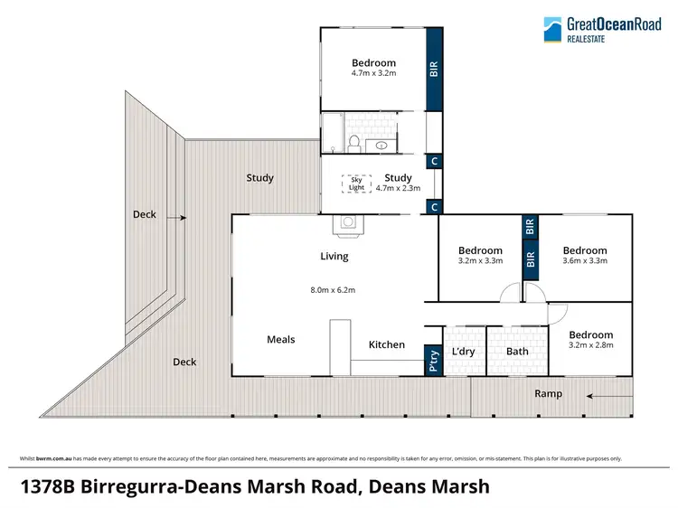 Floorplan of Homely house listing, 1378B Birregurra-Deans Marsh Road, Deans Marsh VIC 3235
