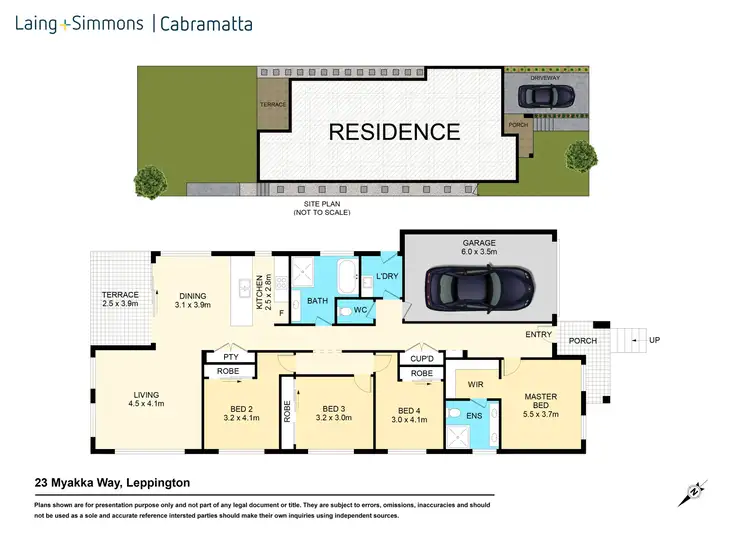 Floorplan of Homely house listing, 23 Myakka Way, Leppington NSW 2179