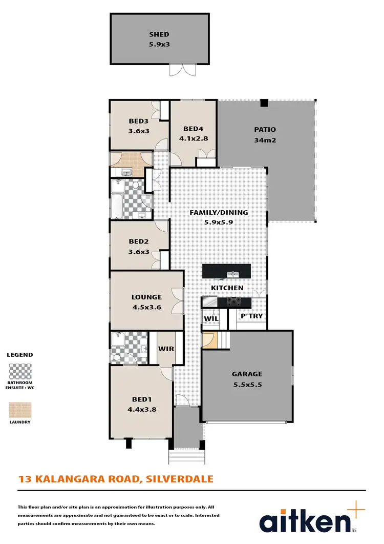 Floorplan of Homely house listing, 13 Kalangara Road, Silverdale NSW 2752