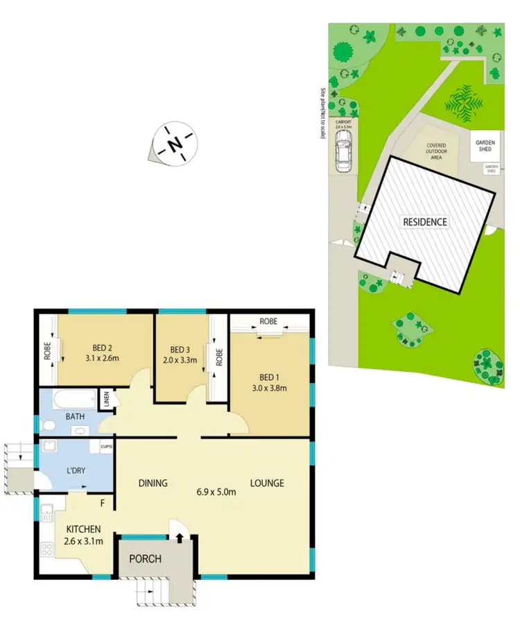Floorplan of Homely house listing, 13 Endeavour Street, Rutherford NSW 2320