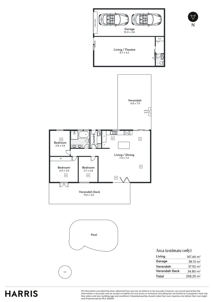 Floorplan of Homely house listing, 3 Cedar Avenue, Blackwood SA 5051