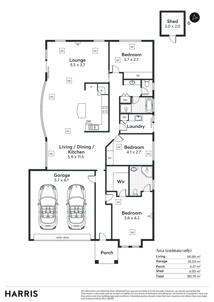 Floorplan of Homely house listing, 19 Appleberry Crescent, Craigburn Farm SA 5051