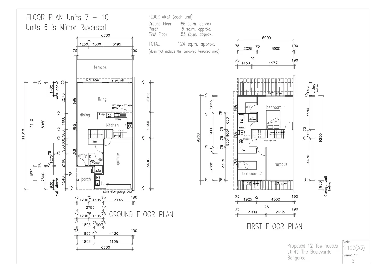 Floorplan of Homely unit listing, 9/49 The Boulevard, Bongaree QLD 4507