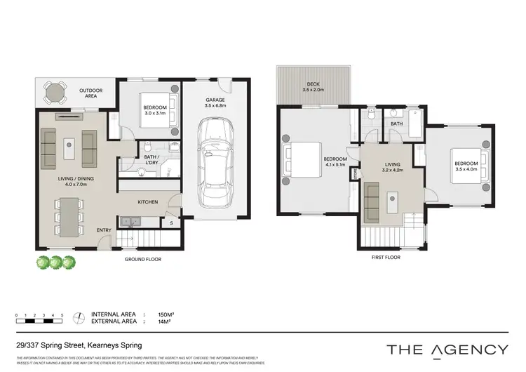 Floorplan of Homely townhouse listing, 29/337 Spring Street, Kearneys Spring QLD 4350