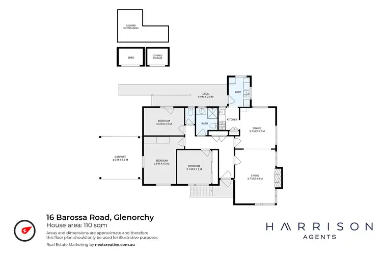 Floorplan of Homely house listing, 16 Barossa Road, Glenorchy TAS 7010