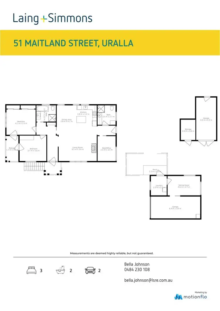 Floorplan of Homely house listing, 51 Maitland Street, Uralla NSW 2358