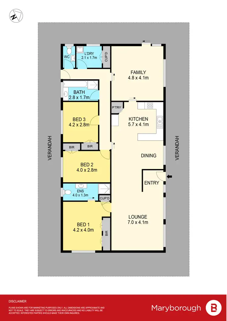 Floorplan of Homely house listing, 56 Nicholls Road, Daisy Hill VIC 3465