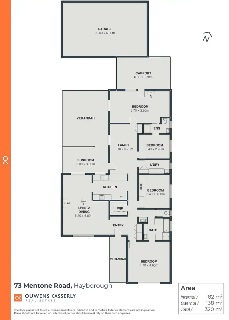 Floorplan of Homely house listing, 73 Mentone Road, Hayborough SA 5211