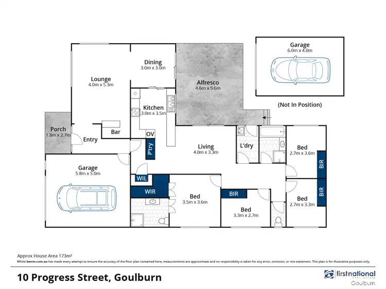Floorplan of Homely house listing, 10 Progress Street, Goulburn NSW 2580