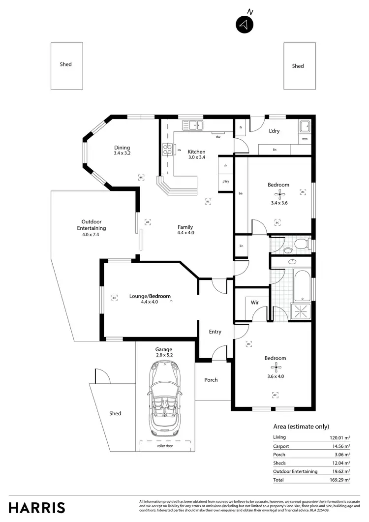 Floorplan of Homely house listing, 13 Samuel Place, Felixstow SA 5070