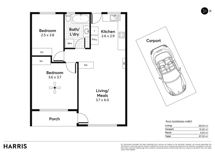 Floorplan of Homely unit listing, 32/177 Cross Road, Westbourne Park SA 5041