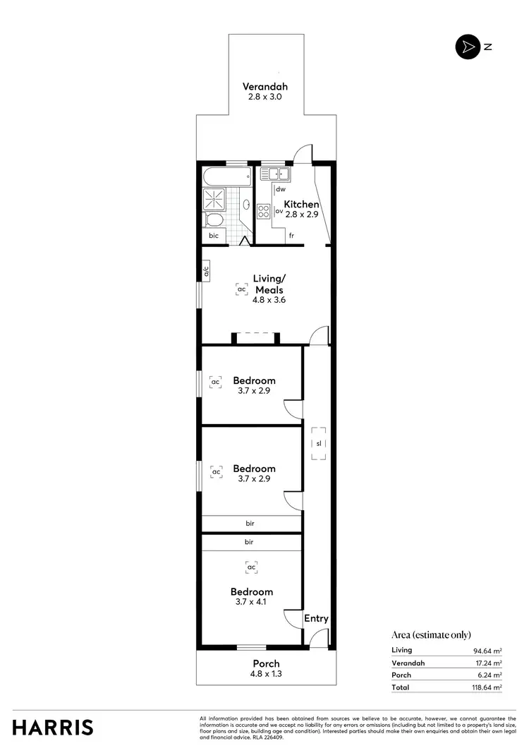Floorplan of Homely house listing, 4 Miller Street, Unley SA 5061