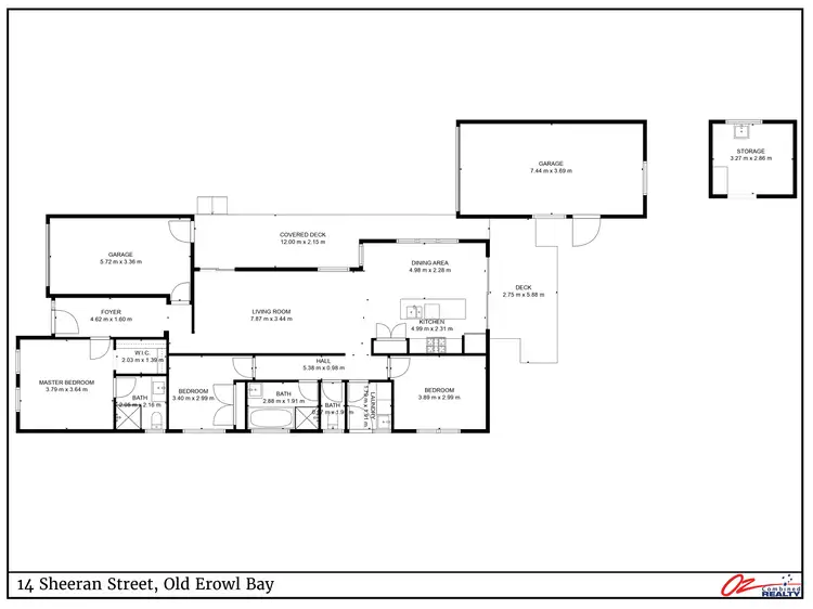 Floorplan of Homely house listing, 14 Sheeran Street, Old Erowal Bay NSW 2540