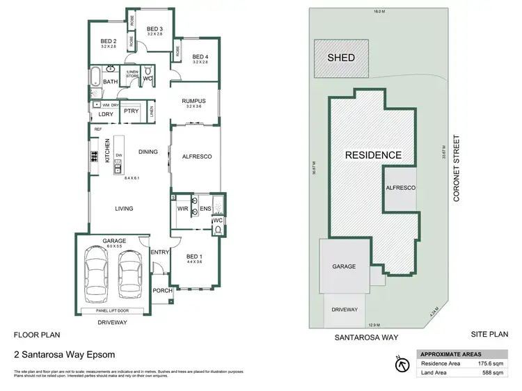 Floorplan of Homely house listing, 2 Santarosa Way, Epsom VIC 3551