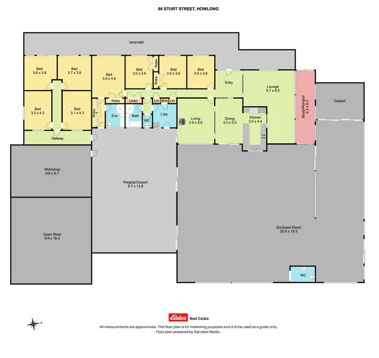 Floorplan of Homely house listing, 86 Sturt Street, Howlong NSW 2643